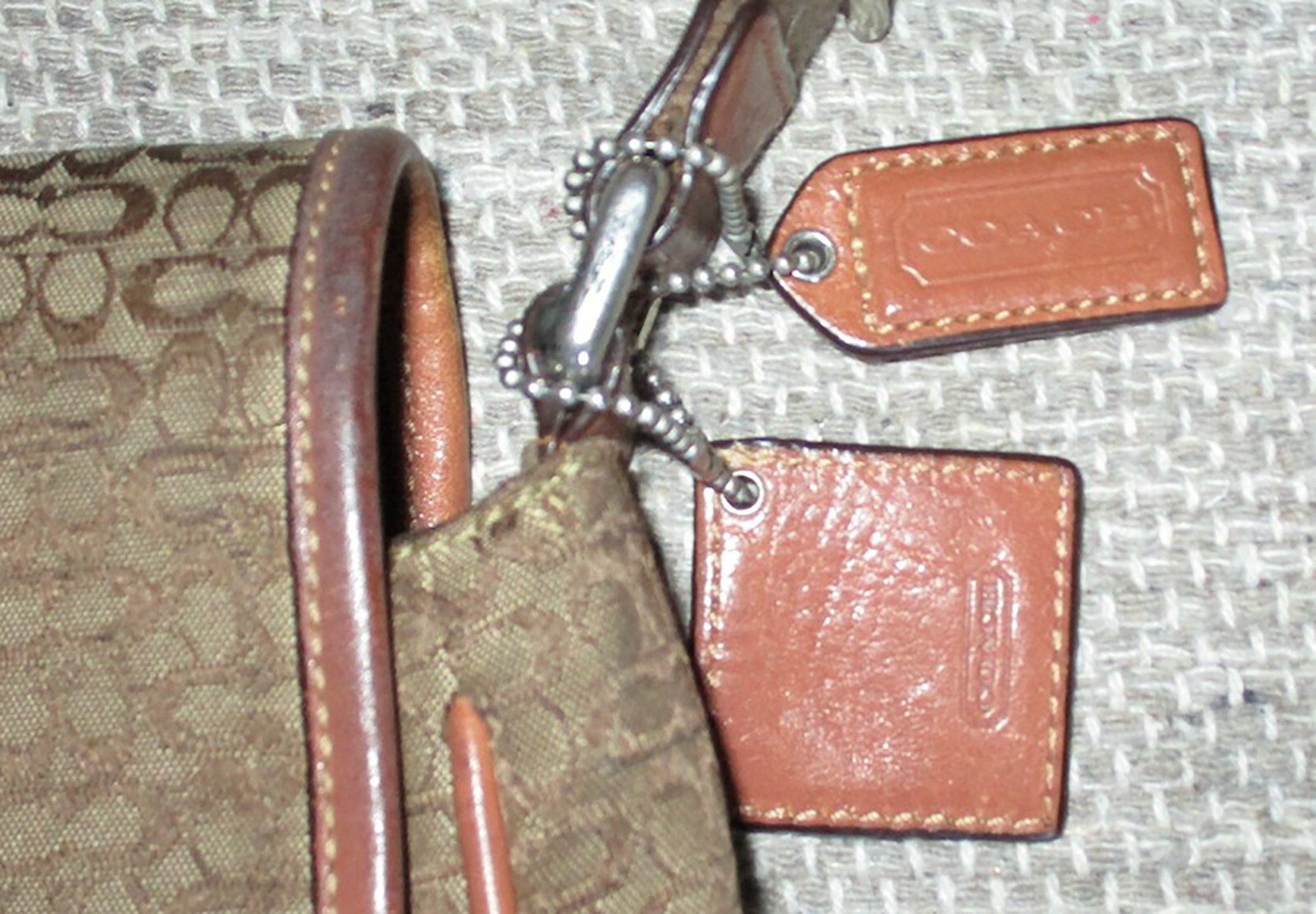 vintage coach leather messenger bolsa