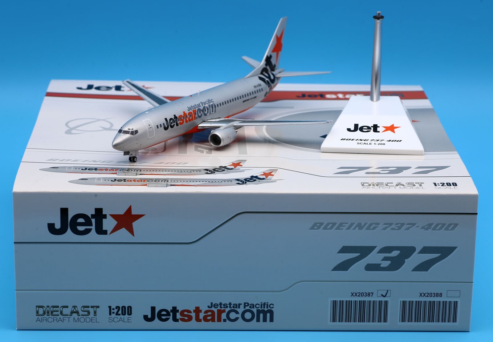 JC Wings 1:200 Jetstar Pacific Boeing B737-400 Diecast JC Wings 1:200 Jetstar Pacific Boeing B737-400 Diecast