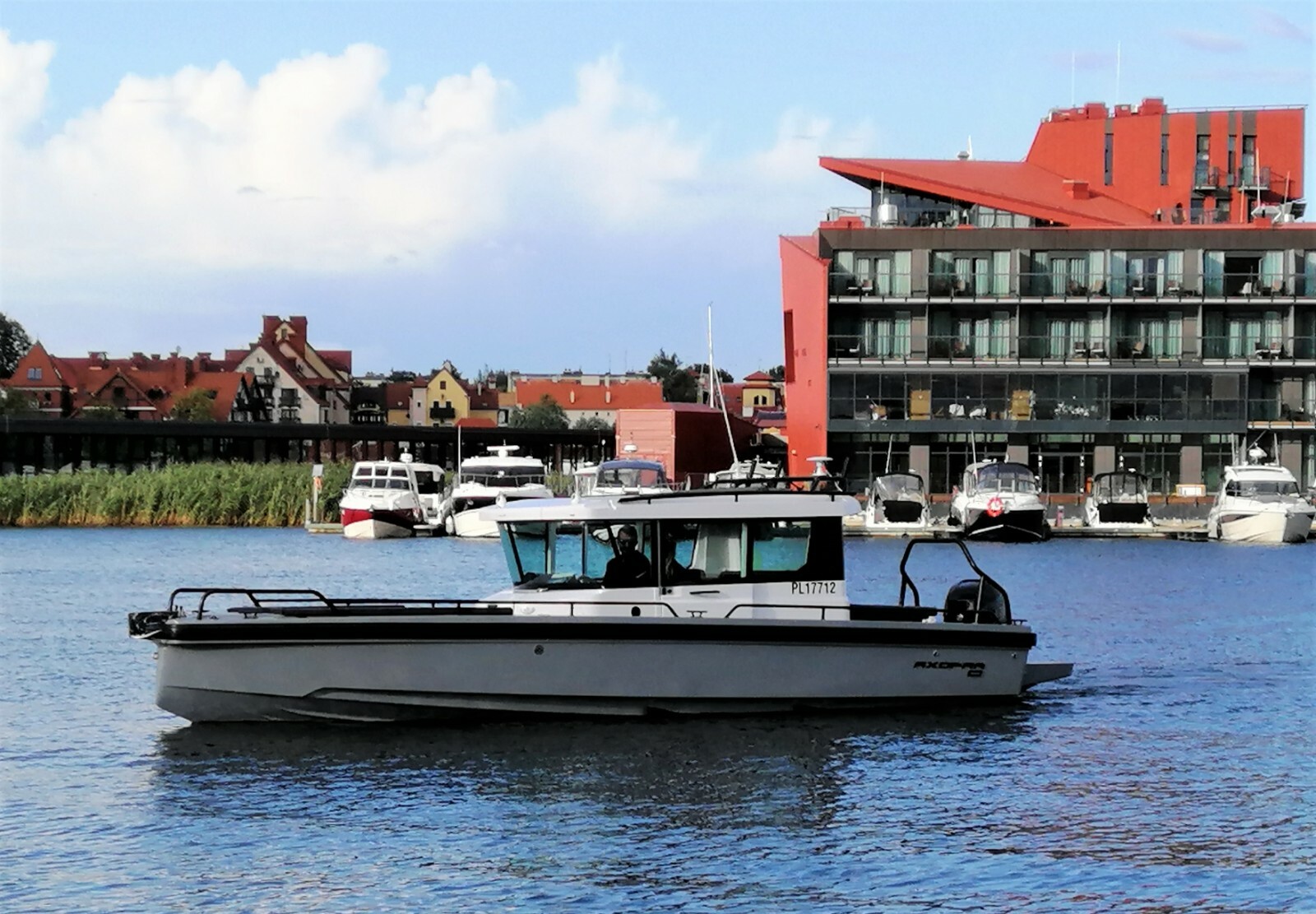 NEW Luxury Yacht Powerboat AXOPAR 28 CABIN BRABUS Line Grey 400HP Mercury Racing