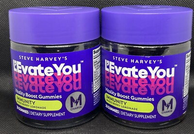 2X  L'Evate You Vitality Boost Gummy Dietary Supplement Immunity 28 each