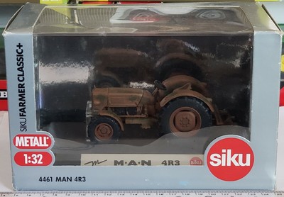 SIKU 4461 MAN 4R3 FARMER TRACTOR TRACTEUR AGRICOLE ECHELLE 1:32 BOX DEMAGED