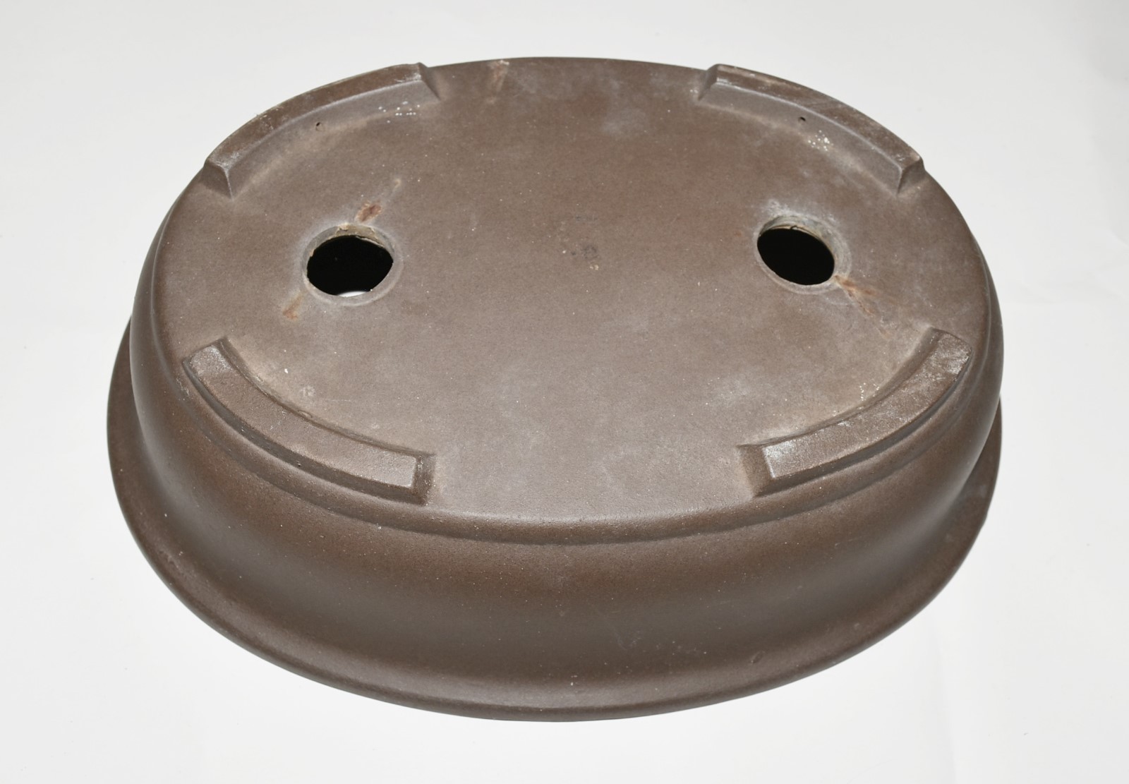 VINTAGE BONSAI SAND CAST OBLONG PLANTER  11 X 8 X 2 7/8