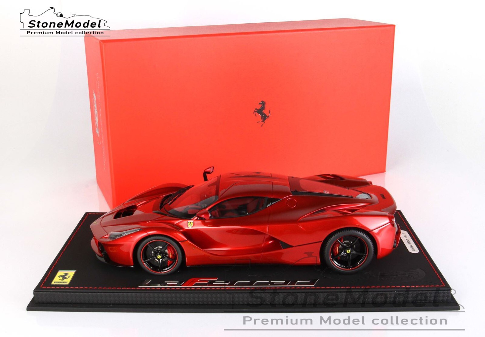BBR Ferrari 1:18 LaFerrari Lewis Hamilton Metallic Red Fire