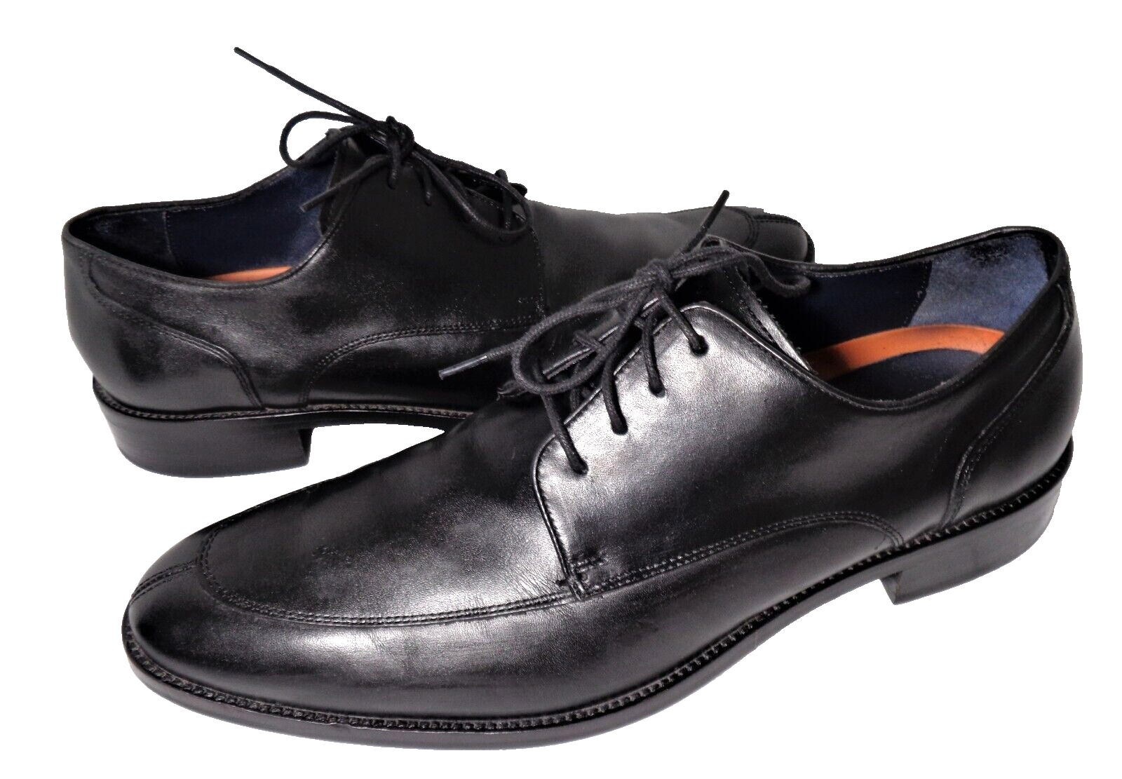 Cole Hann Grand OS Mens Black Leather Derby Shoes US Size 10.5M