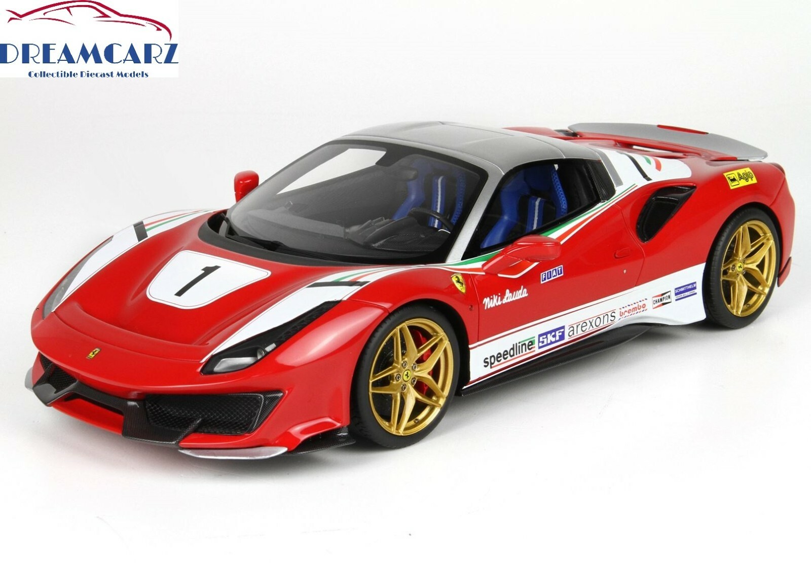 BBR P18163LA 1/18 Ferrari 488 Pista Spider Niki Lauda BBR P18163LA 1/18 Ferrari 488 Pista Spider Niki Lauda