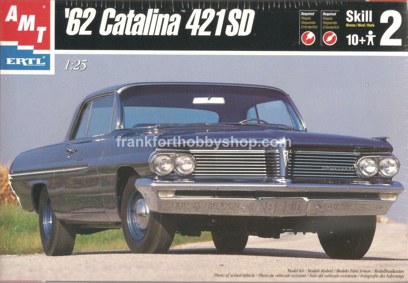 AMT #6134 1/25 1962 Pontiac Catalina 421 SD 2dr H.T. Vintage