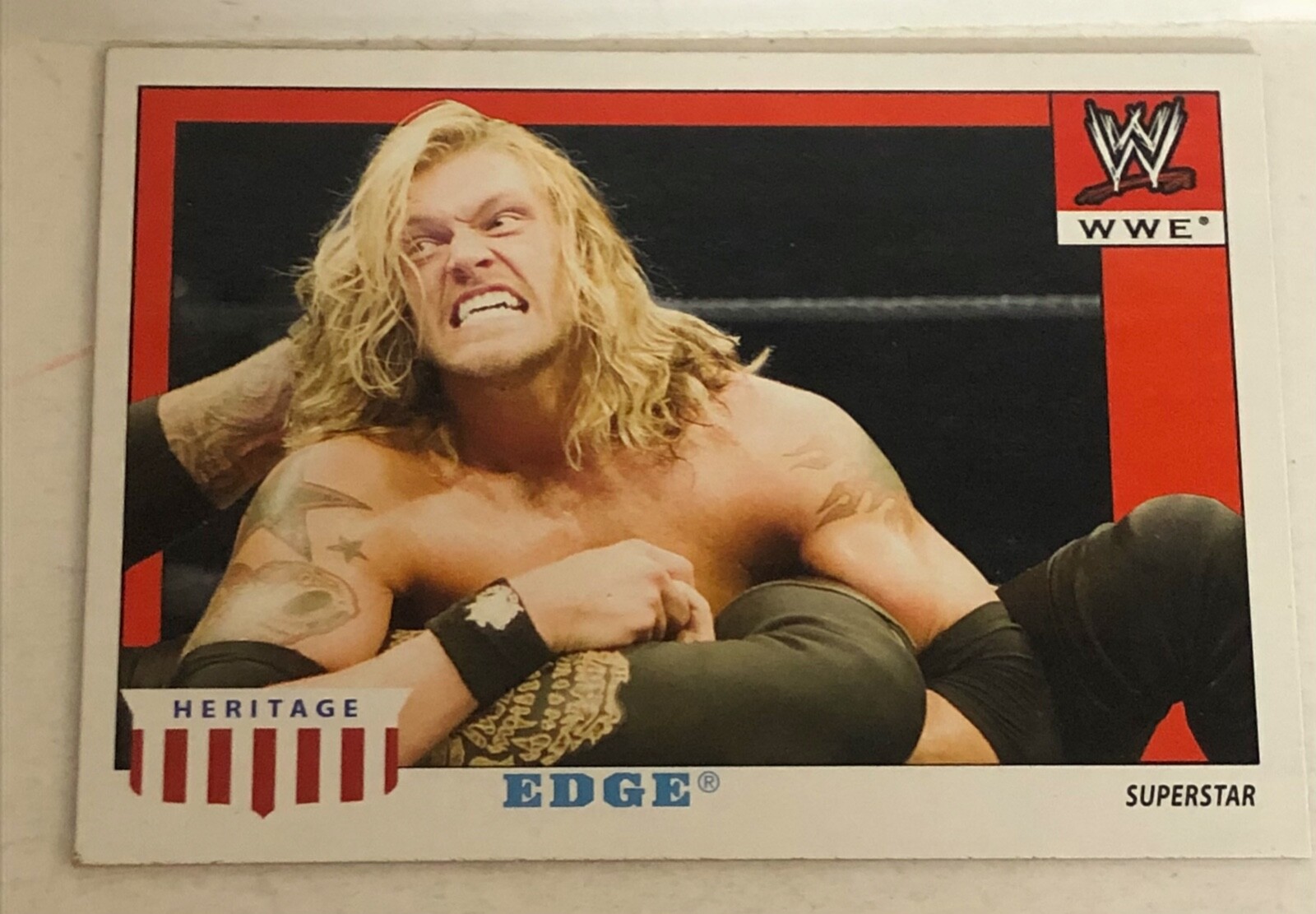 Edge WWE Topps Heritage Wrestling Trading Card 2008 #15 | eBay
