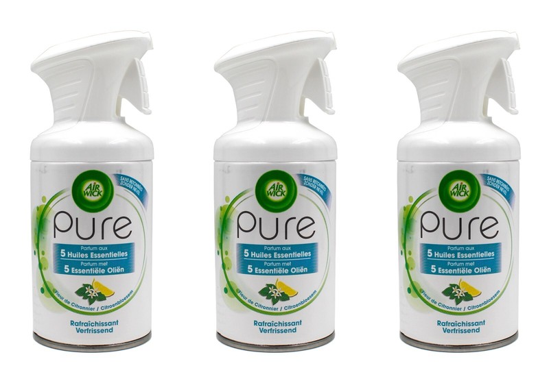 Lufterfrischer Air Wick Pure ZitronenblÃ¼Te Raumduft , 3x250ml Ean3059943024434