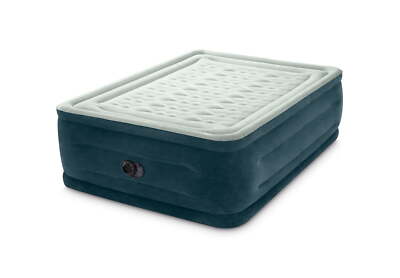 Intex 24'' Dream Lux Pillow Top DuraBeam Airbed Mattress Internal Pump Full/Queen