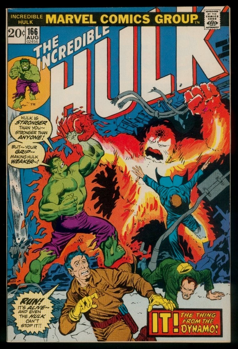 Marvel Comics The Incredible HULK #166 1st Appearance of