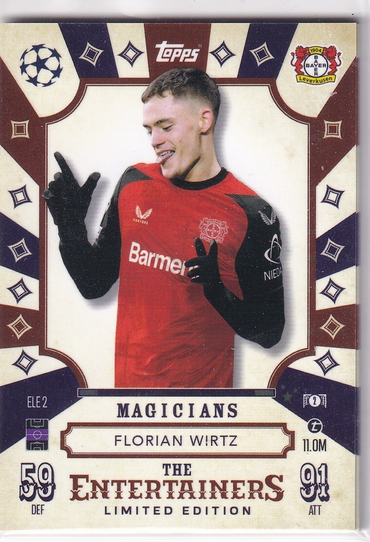 Topps Match Attax CL 24/25 No. ELE 2 Florian Wirtz Magicians