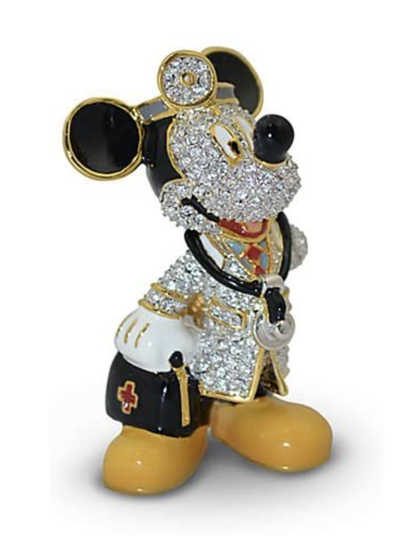 New Disney Arribas Brothers Swarovski® Crystal Doctor Mickey