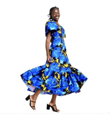 Floral Puff Sleeve Tiered Dress - Christopher John Rogers for Target  Size 0