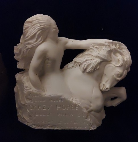 M●希少 1995　Daniel Monfort　CRAZY HORSE　彫刻 Daniel Monfort 1976 Western Sculpture Sioux Indian Chief on