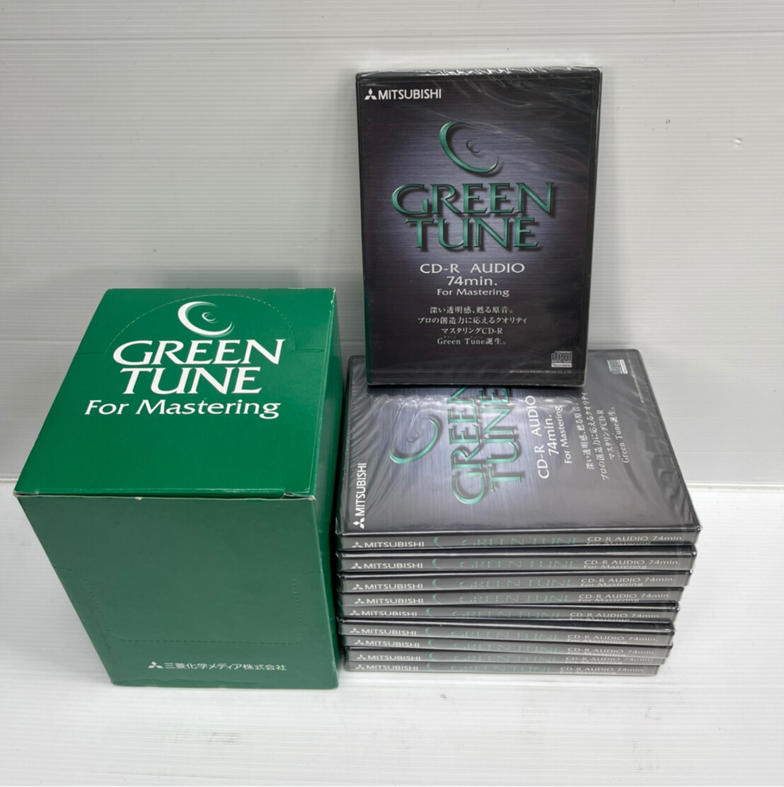 MITSUBISHI GREEN TUNE CD-R AUDIO 10枚セット Mitsubishi Green Tune CD-R Audio 74 min For Mastering