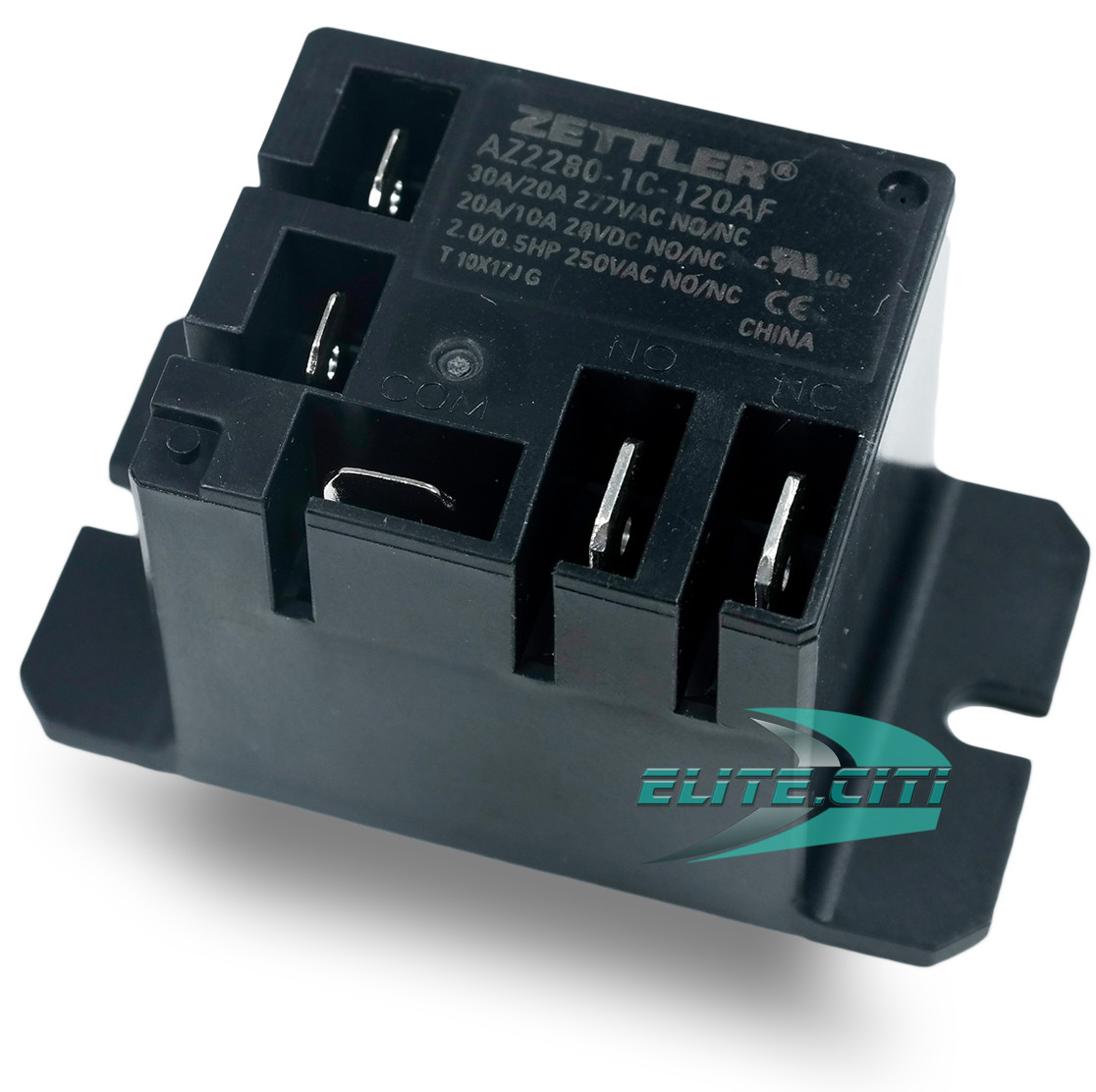 American Zettler Mini Power Relay SPDT 120V 30A SPDT, AZ22801C120AF