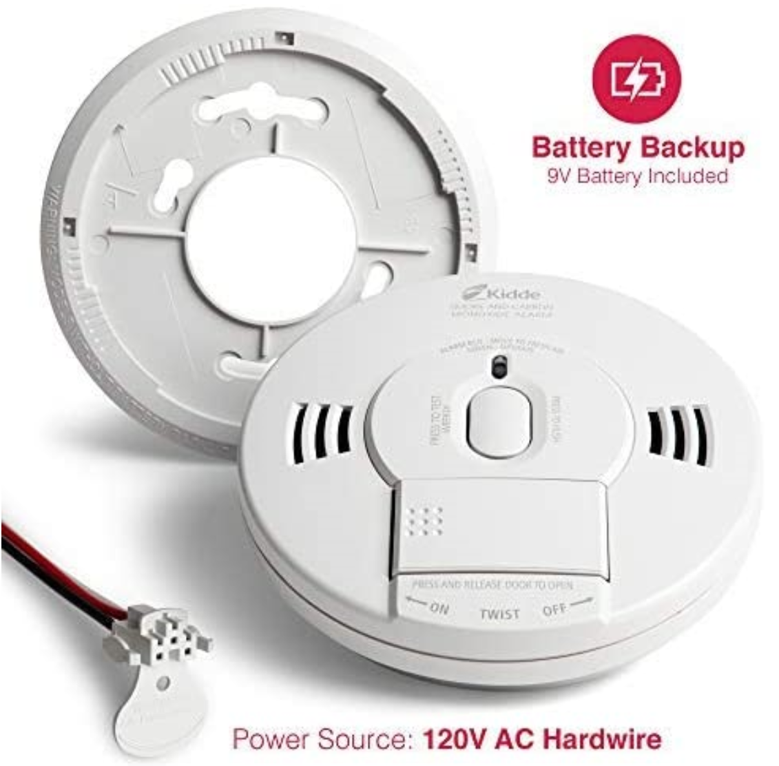 New Kidde KNCOPEIC FireX smoke & Carbon monoxide alarm voice