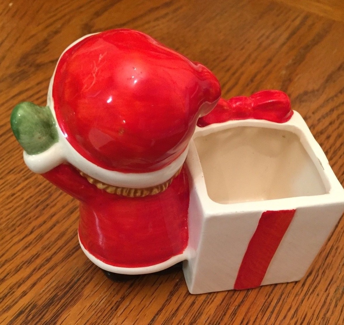 Unesco Christmas decoration candle Holder child and gift box Porcelain