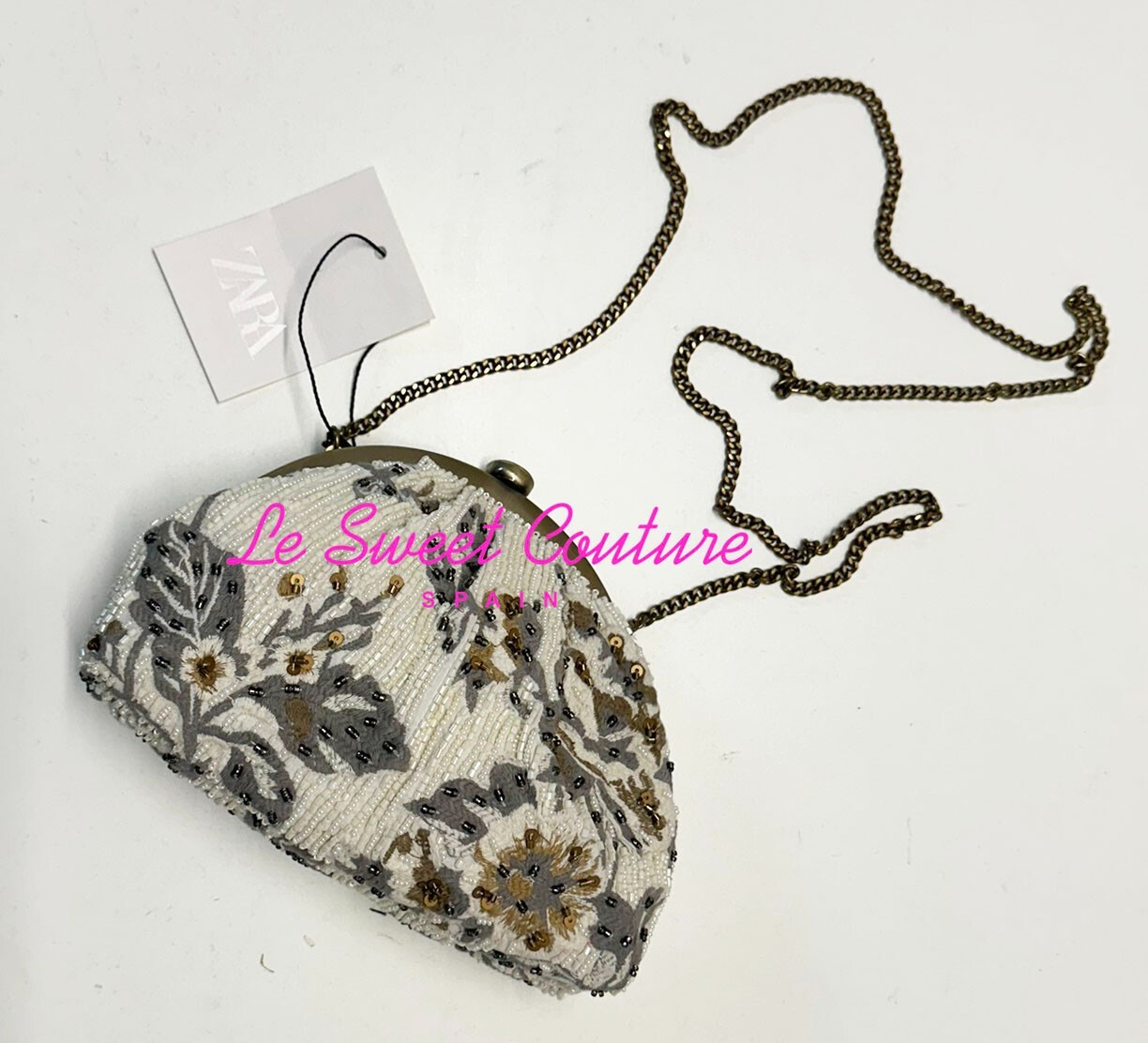 ZARA レディース ZARA WOMAN NWT SS25 SMALL EMBROIDERED BEADED BAG 4751/007