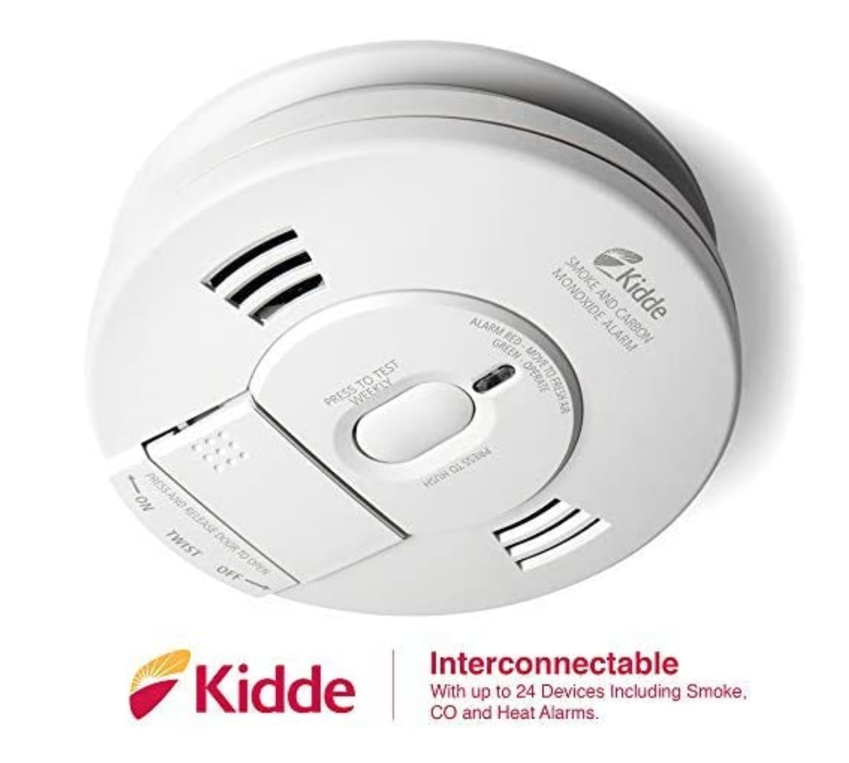 New Kidde KNCOPEIC FireX smoke & Carbon monoxide alarm voice & contractor Grelly USA
