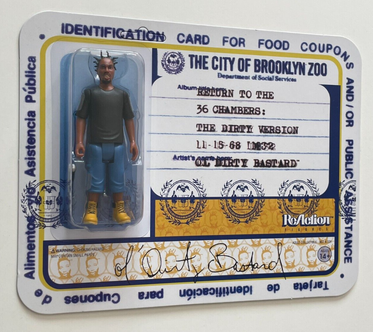 フィギュア3体セットOL' DIRTY BASTARD / BIZ MARKIE BASTARD ⁄ BIZ 0