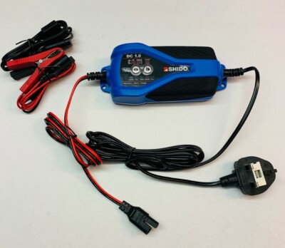 Shido DC1.0 12V/1A Dual Lithium Battery Charger Fits Suzuki GSX-R 750 2000-10