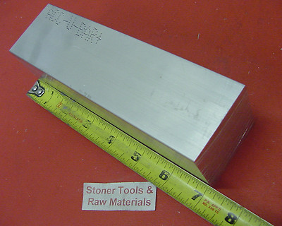 2'' X 2'' ALUMINUM SQUARE 6061 BAR 7'' long T6511 SOLID Extruded Mill Stock Cut New
