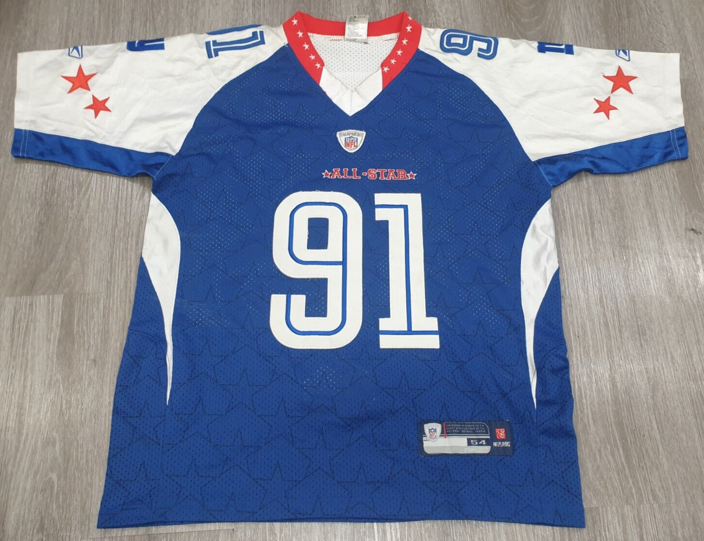 Justin Tuck All-Star Game Pro Bowl #91 Football-NFL Reebok Justin Tuck All-Star Game Pro Bowl #91 Football-NFL Reebok