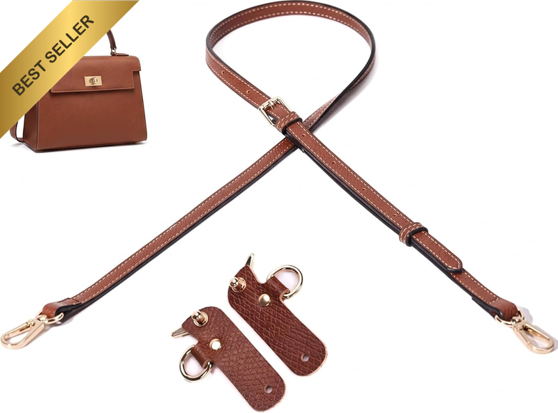 Adjustable Leather Purse Strap Crossbody Handbag Shoulder Belt Replacement No Ho