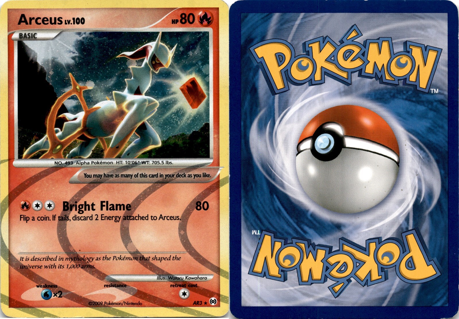 2009 Pokemon, Arceus, #AR3 Arceus LV.100, Holo Ultra Rare | eBay 2009 Pokemon, Arceus, #AR3 Arceus LV.100, Holo Ultra Rare | eBay