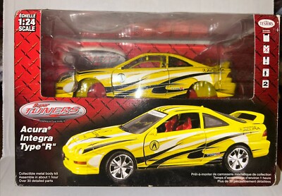 Testors Super Tuners Acura Intergra Type R Model Kit 1:24 Metal Die-cast