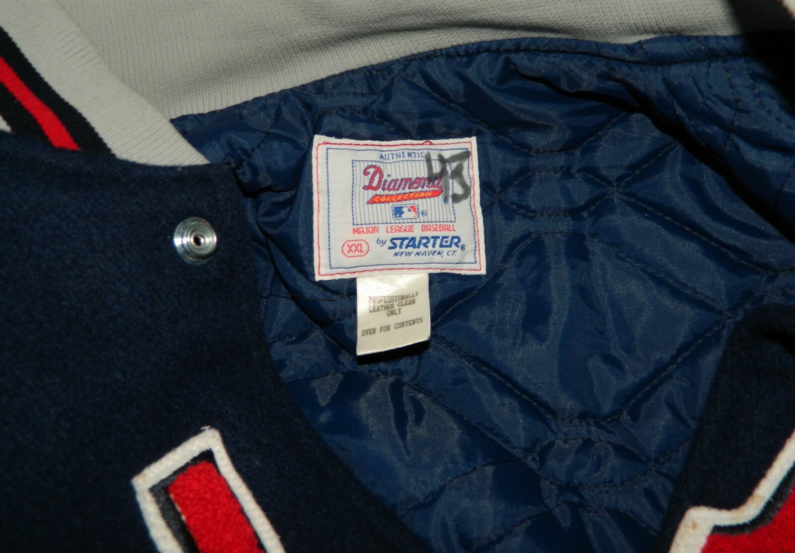 1996 Dan Williams Game Worn Cleveland Indians Wool Jacket #43 - Starter