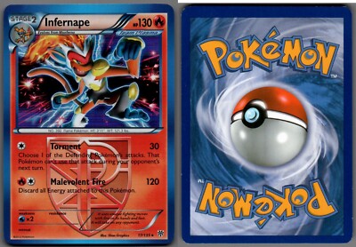 2013 Pokemon, B&W Plasma Storm, #17/135 Infernape, Holo Rare