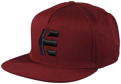 Кепка Etnies Icon Snapback — бордовый — новинка