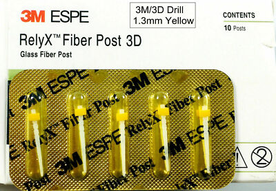3M ESPE Relyx Dental Endodontic Fiber Post Drill Glass Quartz Root Canal Posts