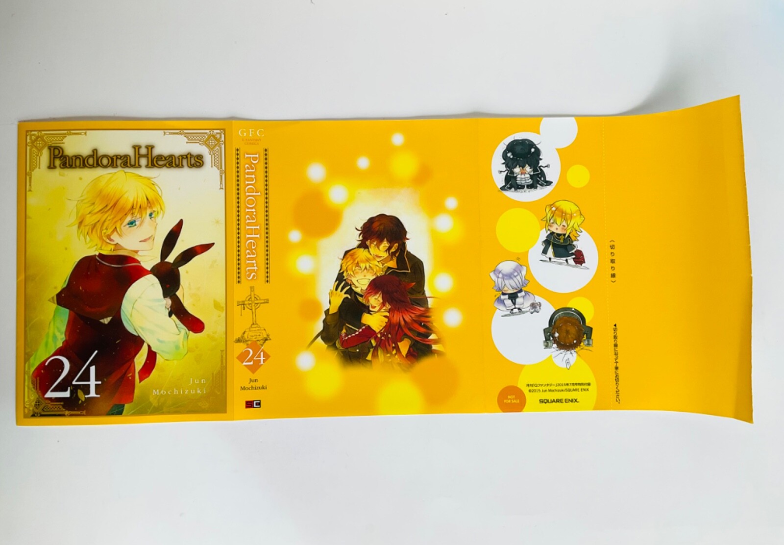 Pandora Hearts Vol.24 Manga Book Cover Rare Jun Mochizuki