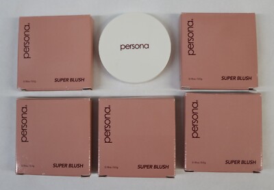 Lot of 5 ~ Persona Cosmetics ~ Super Blush in Carmel ~ 5.0 g / 0.18 oz  ~ NIB