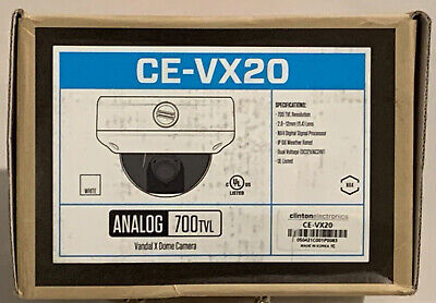 Clinton Electronics CE-VX20 Vandal X Dome Camera
