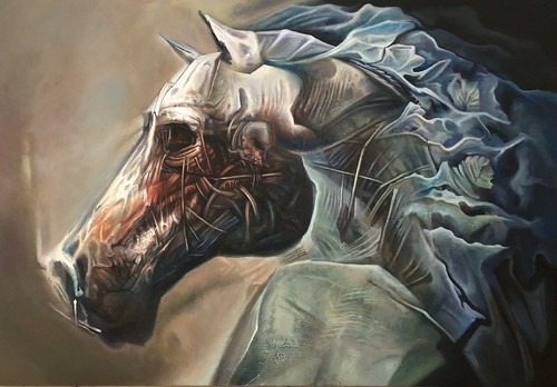 Pintura Horse By ManuelAzzcuy Fine Art (No Frame)