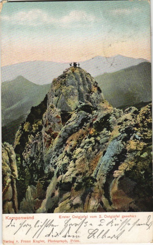 Cpa Ak Kampenwand Ostgipfel Germany (655727)