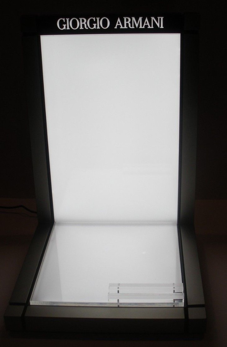 Giorgio Armani Lighted Counter Display