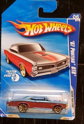 Hot Wheels - Faster Than Ever - '67 Pontiac GTO 2010 #06/10 Diecast 1:64