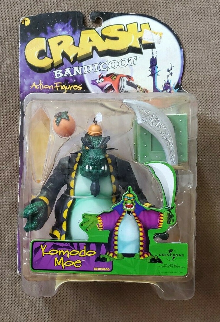 クラッシュバンディクー アクションフィギュア コモド・モー Komodo