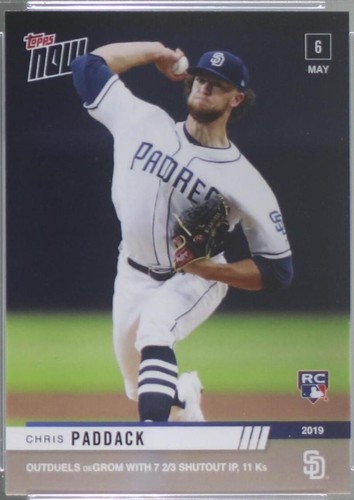 2019 Topps Now - Chris Paddack #186