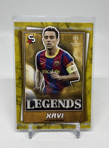 2022-23 Topps UEFA Superstars Xavi #196 Common Yellow