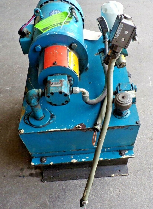 Power Unit John S Barnes Corp Hydraulic Pump Leeson Motor