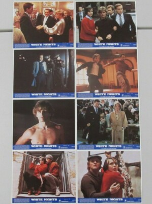 WHITE NIGHTS ORIGINAL 8X10 LOBBY CARD SET OF 8 1985 MIKHAIL BARYSHNIKOV HINES