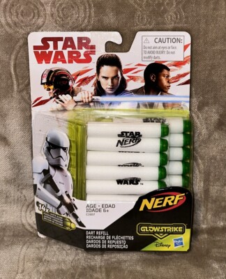 Star Wars Nerf Glowstrike 14x Glow Dart Refill Pack 2017 Disney Hasbro NIB