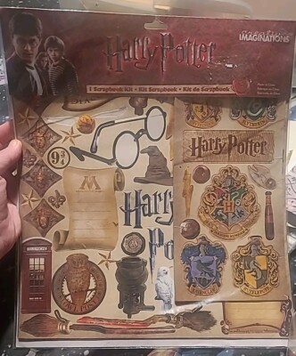 Harry Potter Scrapbook Kit Creative Imaginations #27602 New Unopened 10 Pieces