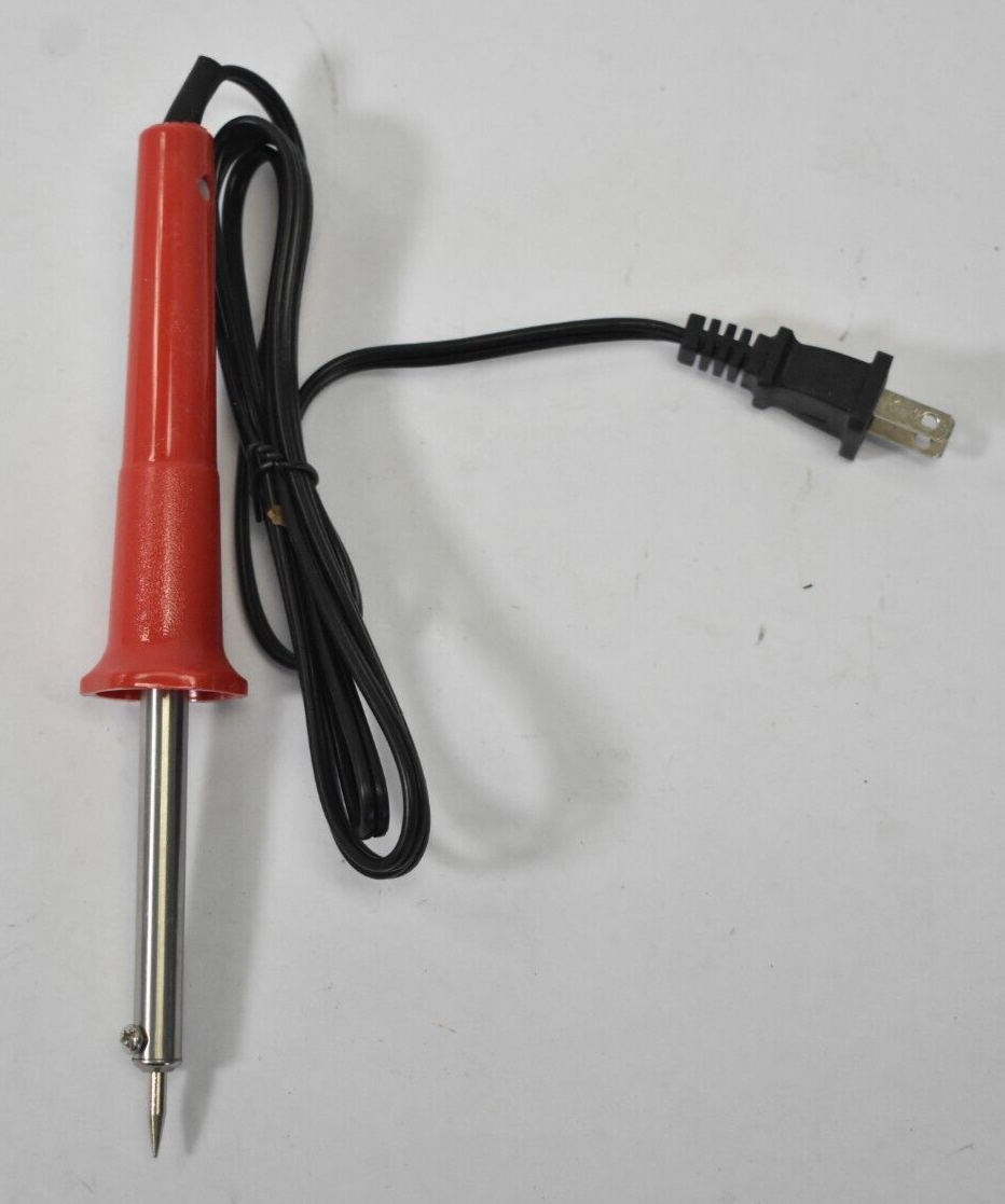 Forney Corded Soldering Iron w Nickel Tip 30W 120V 59021 Red Forney Corded Soldering Iron w Nickel Tip 30W 120V 59021 Red